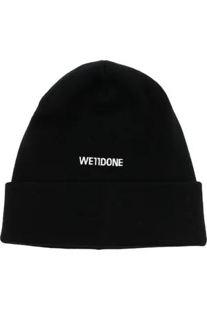 We11 Done Gorro con logo bordado
