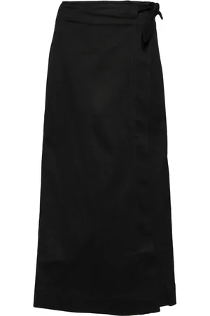 Ganni Falda midi con diseño acampanado