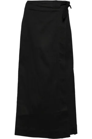 Ganni Falda midi con diseño acampanado