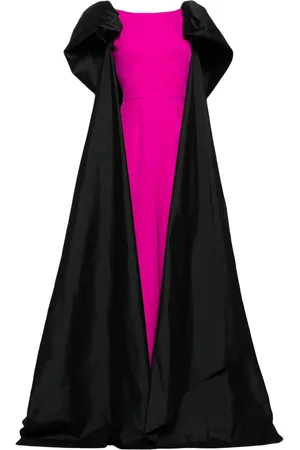 Saiid Kobeisy Jumpsuit ancho con detalle de capa