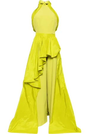 Saiid Kobeisy Jumpsuit sin mangas con falda removible