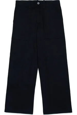 Marni Pantalones rectos con parche del logo
