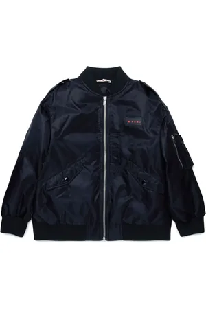 Marni Chamarra bomber con aplique del logo