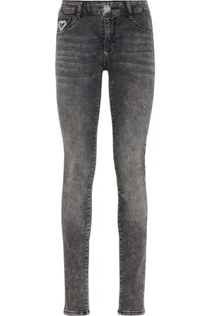 Philipp Plein Jeans skinny con placa de corazón