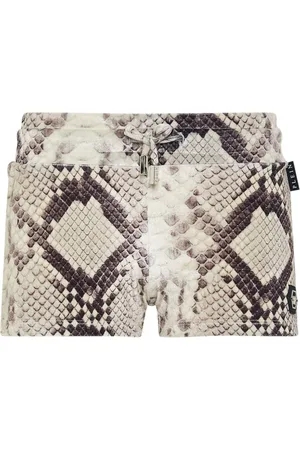Philipp Plein Shorts con logo estampado
