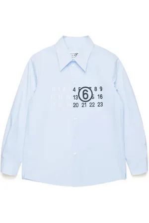 Maison Margiela Camisa con números estampados