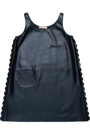 Marni Vestido sin mangas con laterales festoneados