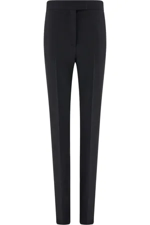 Salvatore Ferragamo Pantalones tapered con tiro alto