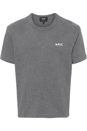 A.P.C. Playera con logo bordado