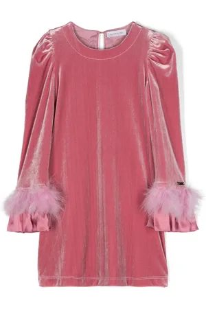 MONNALISA Vestido con efecto de terciopelo