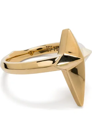 STEPHEN WEBSTER Anillo New Cross en oro amarillo reciclado de 18kt