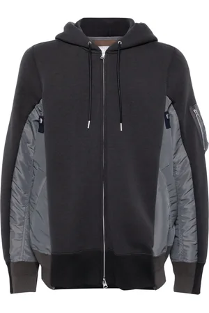 SACAI Hoodie con paneles de x Sponge Sweat