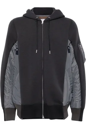 SACAI Hoodie con paneles de x Sponge Sweat