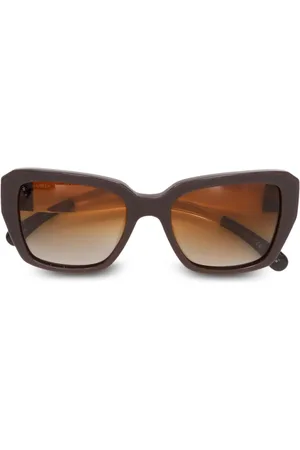 CHANEL Lentes de sol con armazón oversize 2000