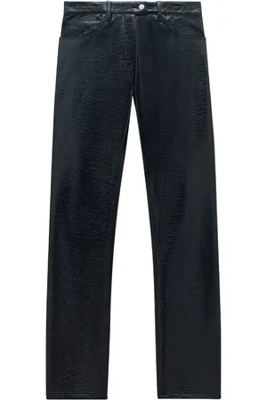 Courrèges Pantalones rectos con diseño de cinco bolsillos