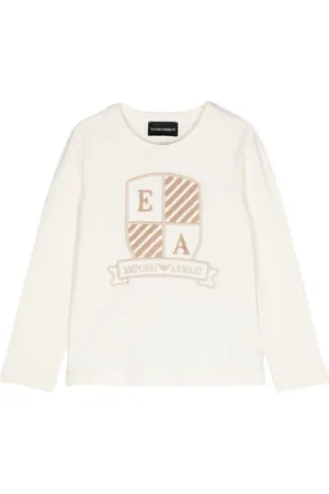 Emporio Armani Playera con logo bordado