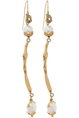 Marni Aretes Long Pearl