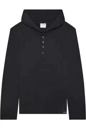 Courrèges Hoodie de tejido fino