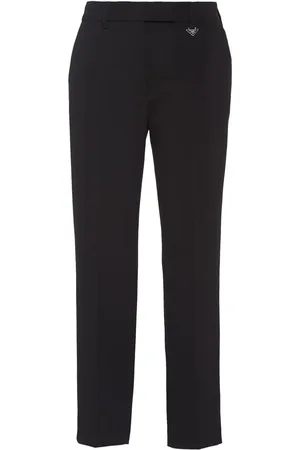 Prada Pantalones capri con efecto granulado