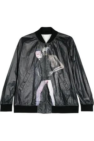 UNDERCOVER Chamarra bomber con estampado gráfico