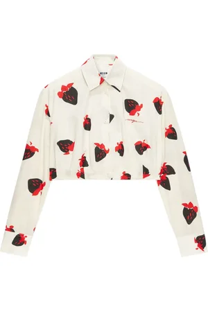 Msgm Camisa con estampado gráfico