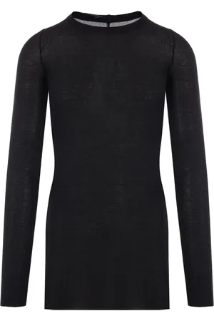 Rick Owens Playera de tejido fino de canalé Rib