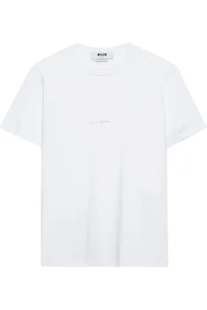 Msgm Playera con logo estampado