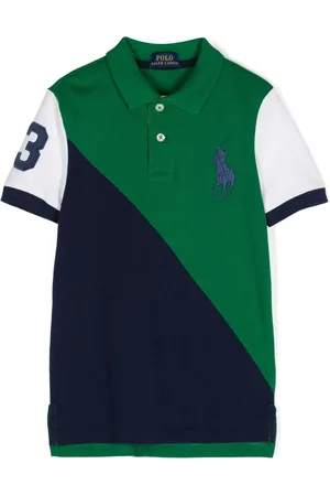 Ralph Lauren Playera tipo polo con logo bordado