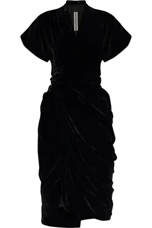 Rick Owens Vestido cruzado
