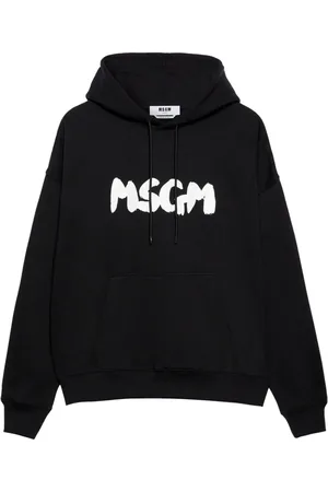 Msgm Hoodie con logo estampado y cordones