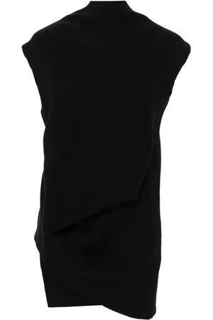 Rick Owens Chaleco tejido de canalé Jumbo Babel