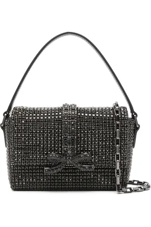 Self-Portrait Bolsa mini con detalles de strass
