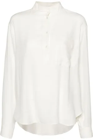 Closed Blusa con cuello mao