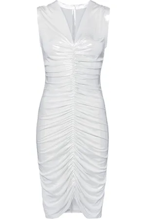 Norma Kamali Vestido con efecto fruncido