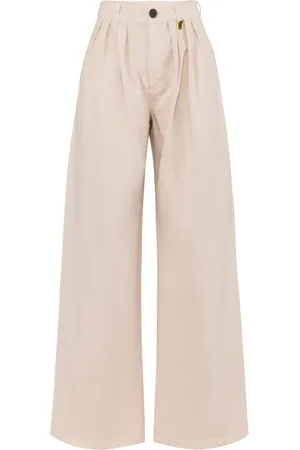Elisabetta Franchi Pantalones anchos con detalle de pinzas