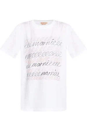 Marni Playera con logo estampado