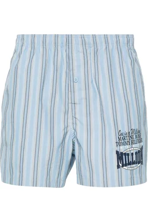 MARTINE ROSE Bermudas con rayas y logo estampado de x Tommy Jeans