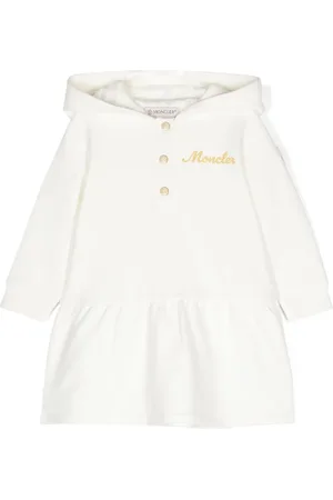 Moncler Vestido estilo sudadera con logo estampado