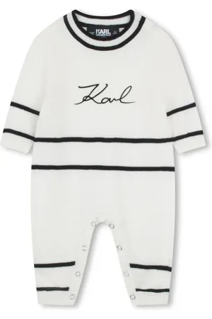 Karl Lagerfeld Mameluco con logo estampado