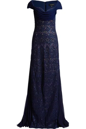 Tadashi Shoji Vestido de fiesta bordado con lentejuelas