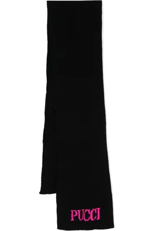 PUCCI Junior Mascada con logo en jacquard