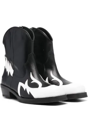 Balmain Botas con panel de llama
