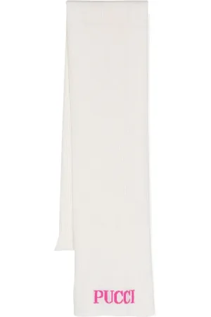 PUCCI Junior Mascada con logo en jacquard