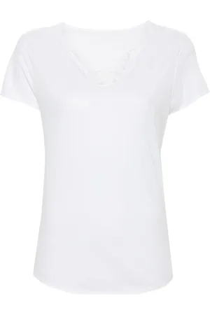 Zadig & Voltaire Playera Tunisien MC LC Fishnet
