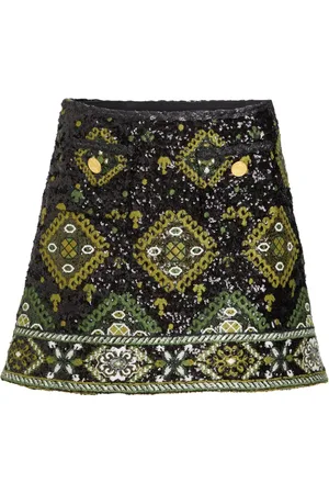 Giambattista Valli Falda corta con diseño bordado