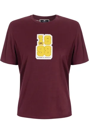 Elisabetta Franchi Playera con logo bordado
