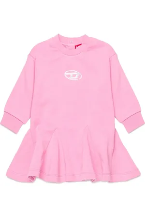 Diesel Vestido con logo Oval D