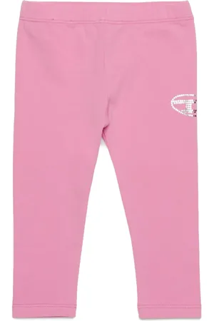 Diesel Leggins stretch con detalles del logo
