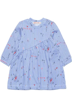 Marni Vestido con rayas estampadas