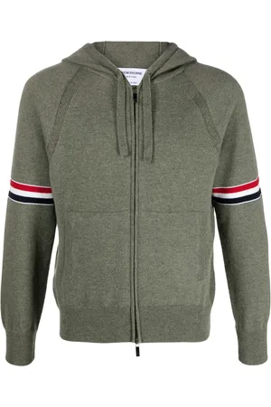Thom Browne Hoodie con raya RWB